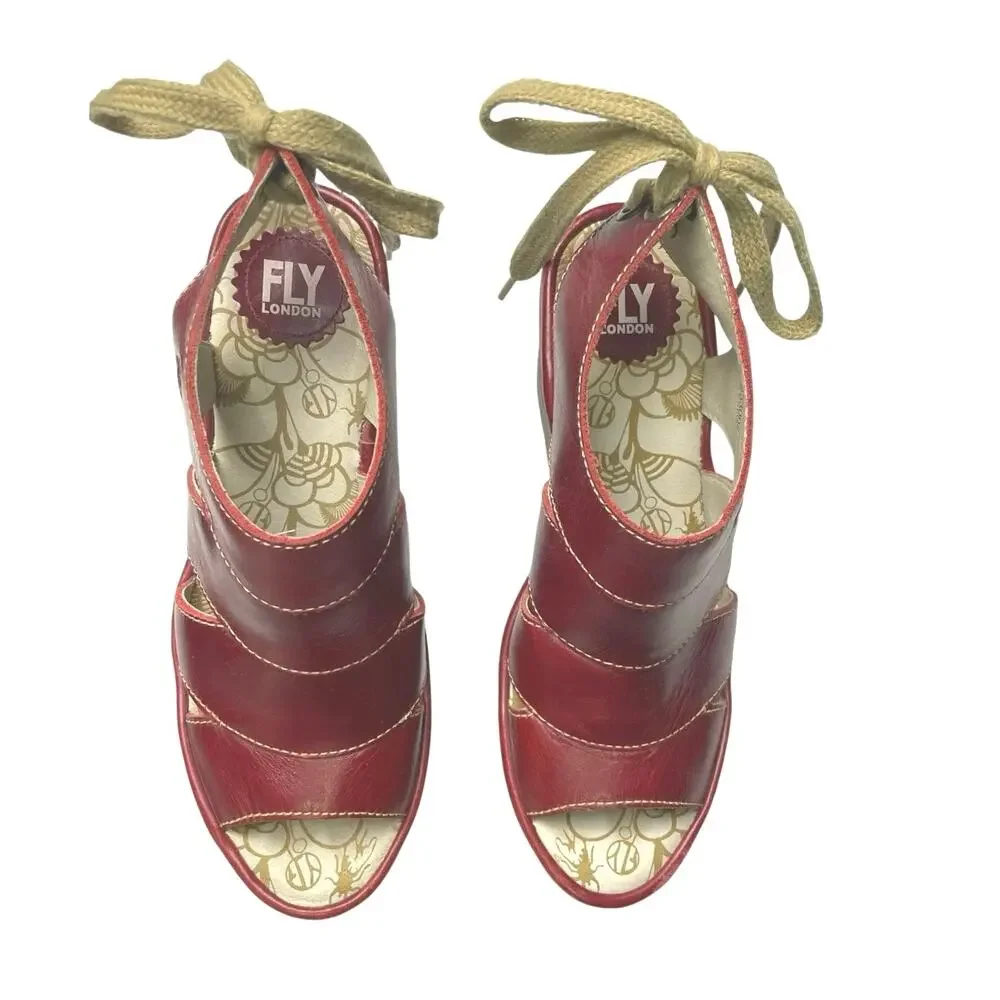 Fly London deep red